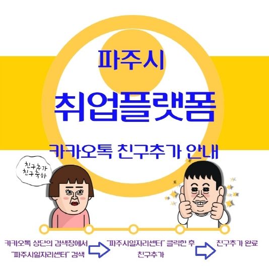 파주시, 카카오채널 개설로 일자리 정보 제공