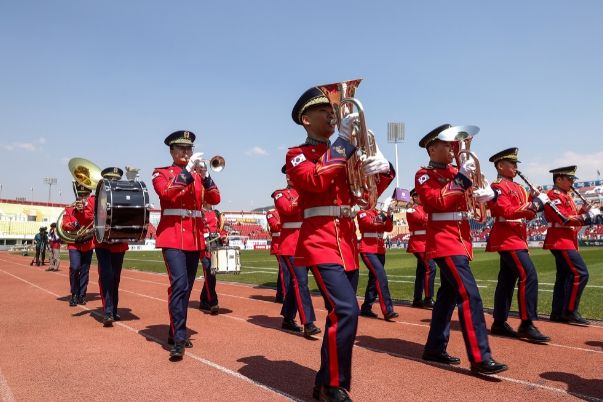 김천상무_군악대공연