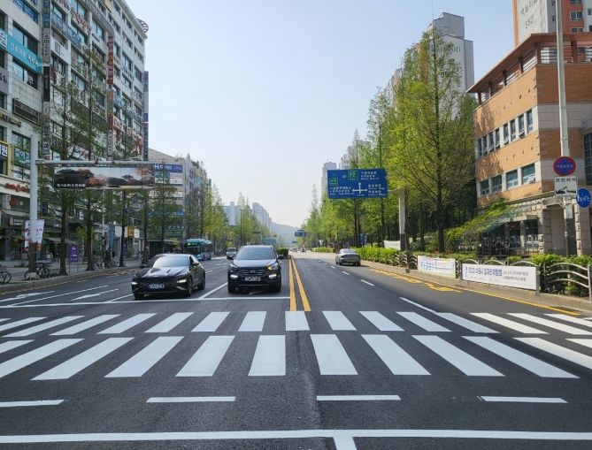 수원시 장안구 대평로 일원 노후 구간 전면 재포장