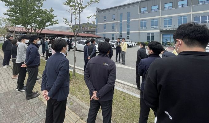 평택도시공사, 2023년 지진대피 현장훈련 실시