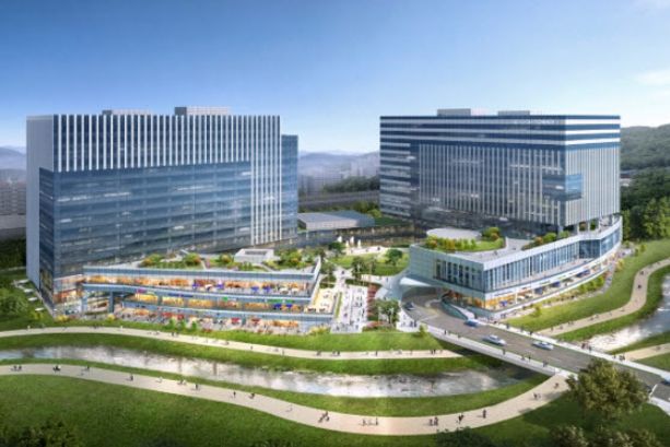 무상임대 대상 기업이 입주하게 되는 과천상상자이타워 전경