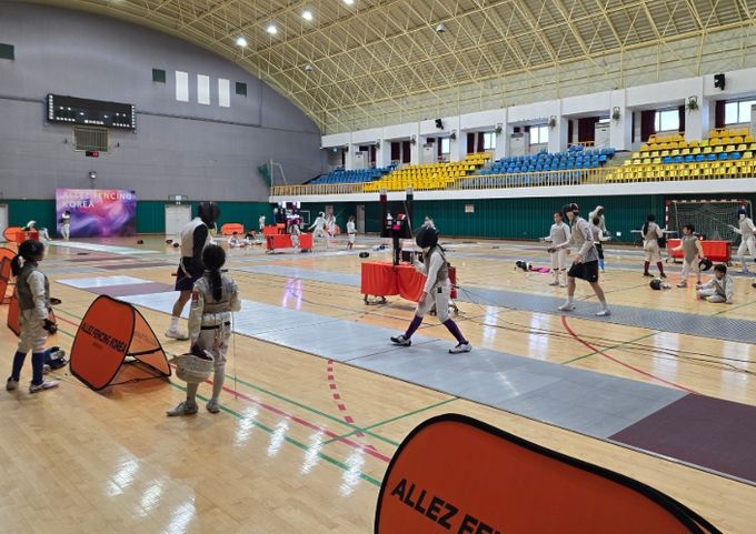 한림체육관 펜싱팀 전지훈련