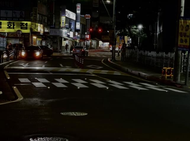 구리시 인창동, 아름마을 횡단보도 8개소에 발광 다이오드(LED) 바닥조명 설치 완료