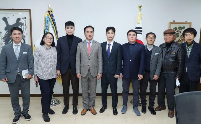 몽골 울란바트라시 공원국, 평택시 방문하여 바람길숲과 정원, 공원시설 견학