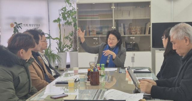 신미숙 의원, 영재교육의 새로운 지평 기대...화성시인재육성재단 논의