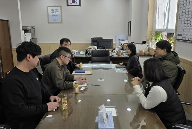 수원시 장안구 영화동, 생활폐기물 수집·운반 대행업체 간담회 실시